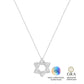 Colar Estrela de Davi Glam Moissanite