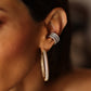 Brinco Piercing Arcos Glam Moissanite