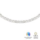 Colar Riviera 6 mm Glam Moissanite 52.8 ct