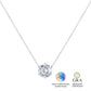 Colar Ponto de Luz Glam Soul Moissanite 5 ct
