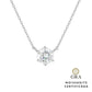 Colar Ponto Luz Glam Moissanite 0.5 ct