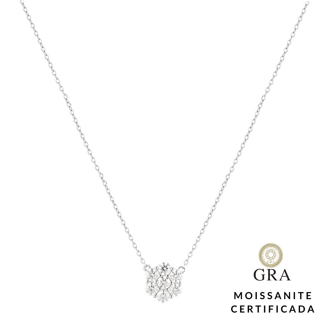 Colar Jardim Glam Moissanite 1.4 ct