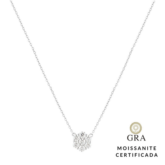 Colar Jardim Glam Moissanite 1.4 ct