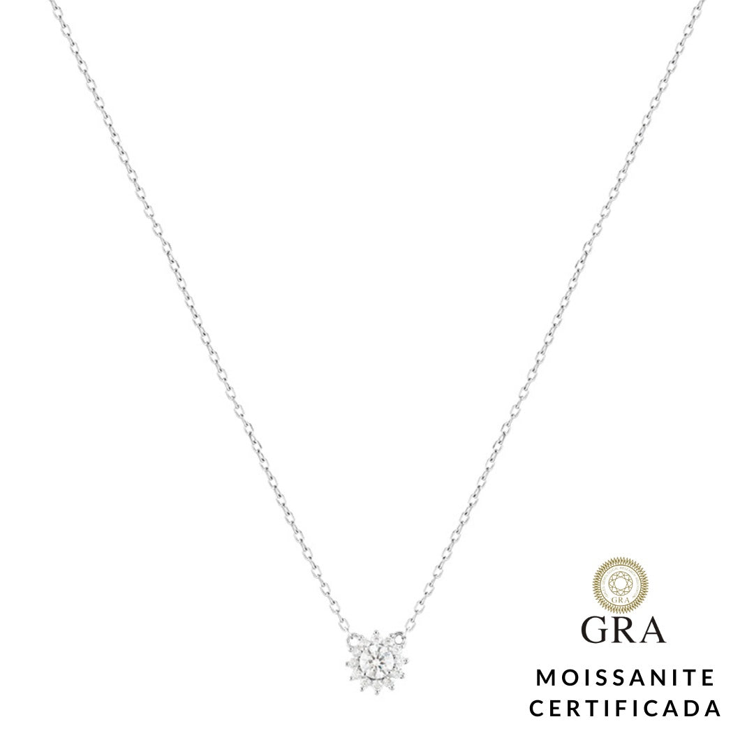 Colar Solaris Glam Moissanite 0.3 ct
