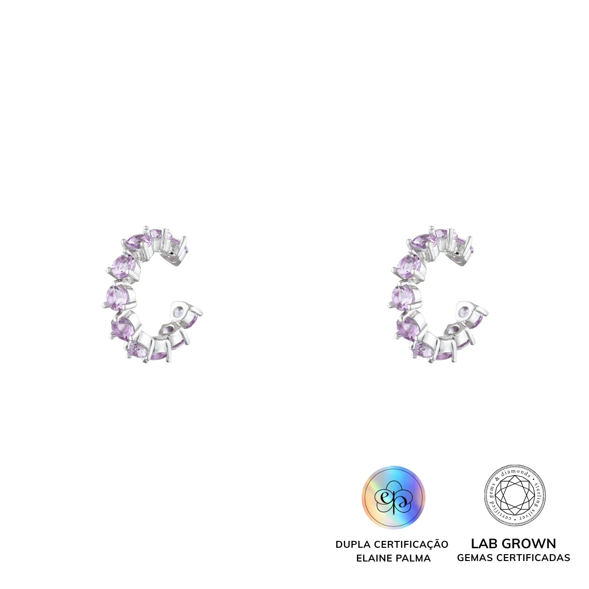 Piercing Ponto de Luz Ametista