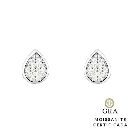 Brinco Drop Glam Moissanite