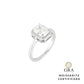 Anel Frame Glam Moissanite 3.44 ct