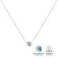 Colar Ponto de Luz Glam Soul Moissanite 0,5 ct