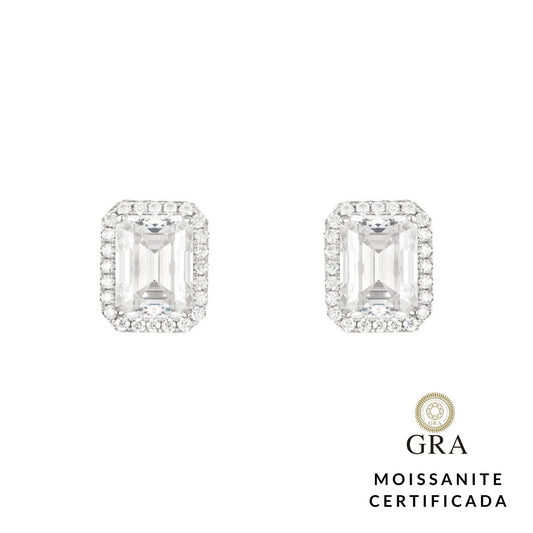 Brinco Frame Glam Moissanite 4.3 ct