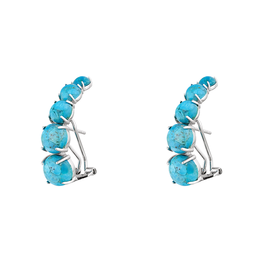 Brinco Aura Turquesa