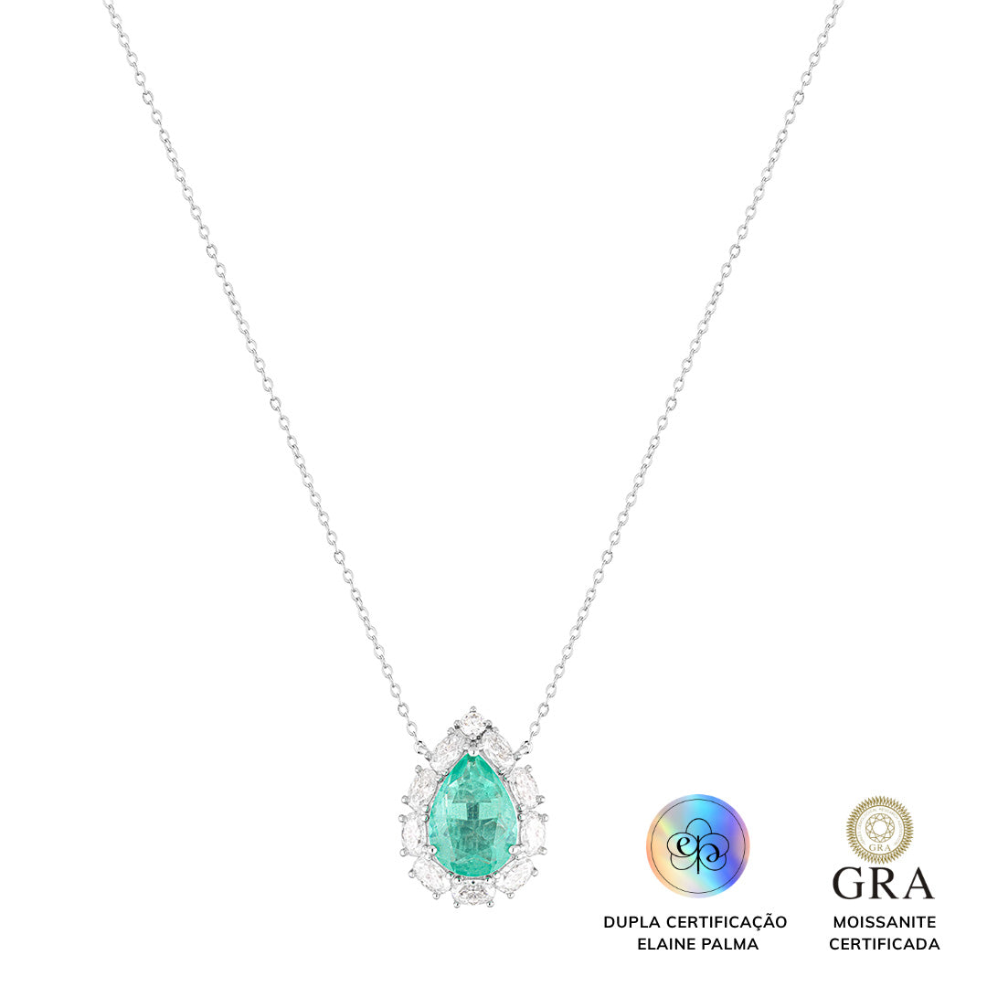Colar Gota Princesa Fusion Glam