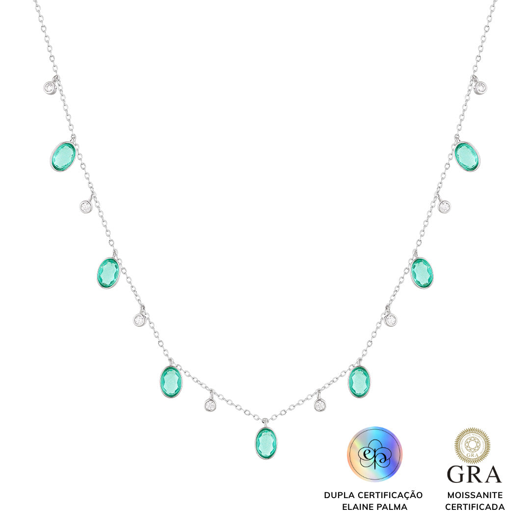 Colar Oval Fusion Glam