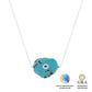 Colar Turquesa Fusion Glam