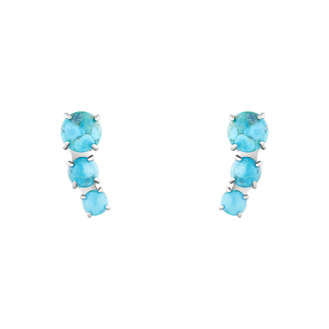 Brinco Earcuff Turquesa