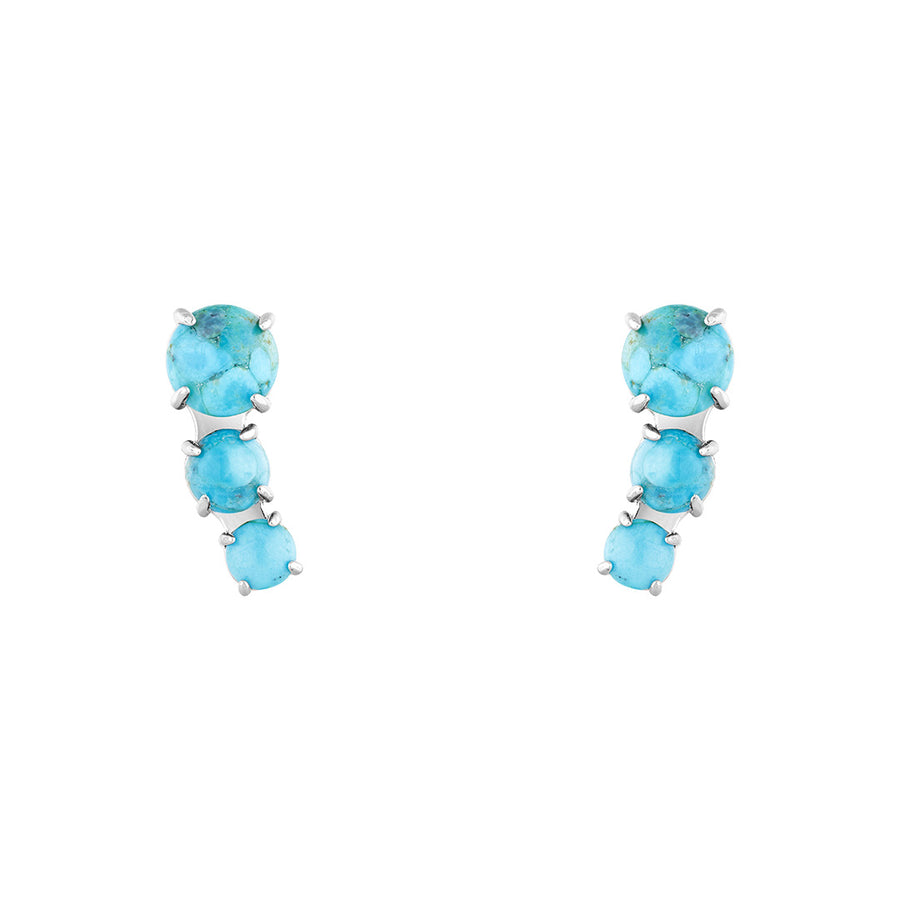 Brinco Earcuff Turquesa