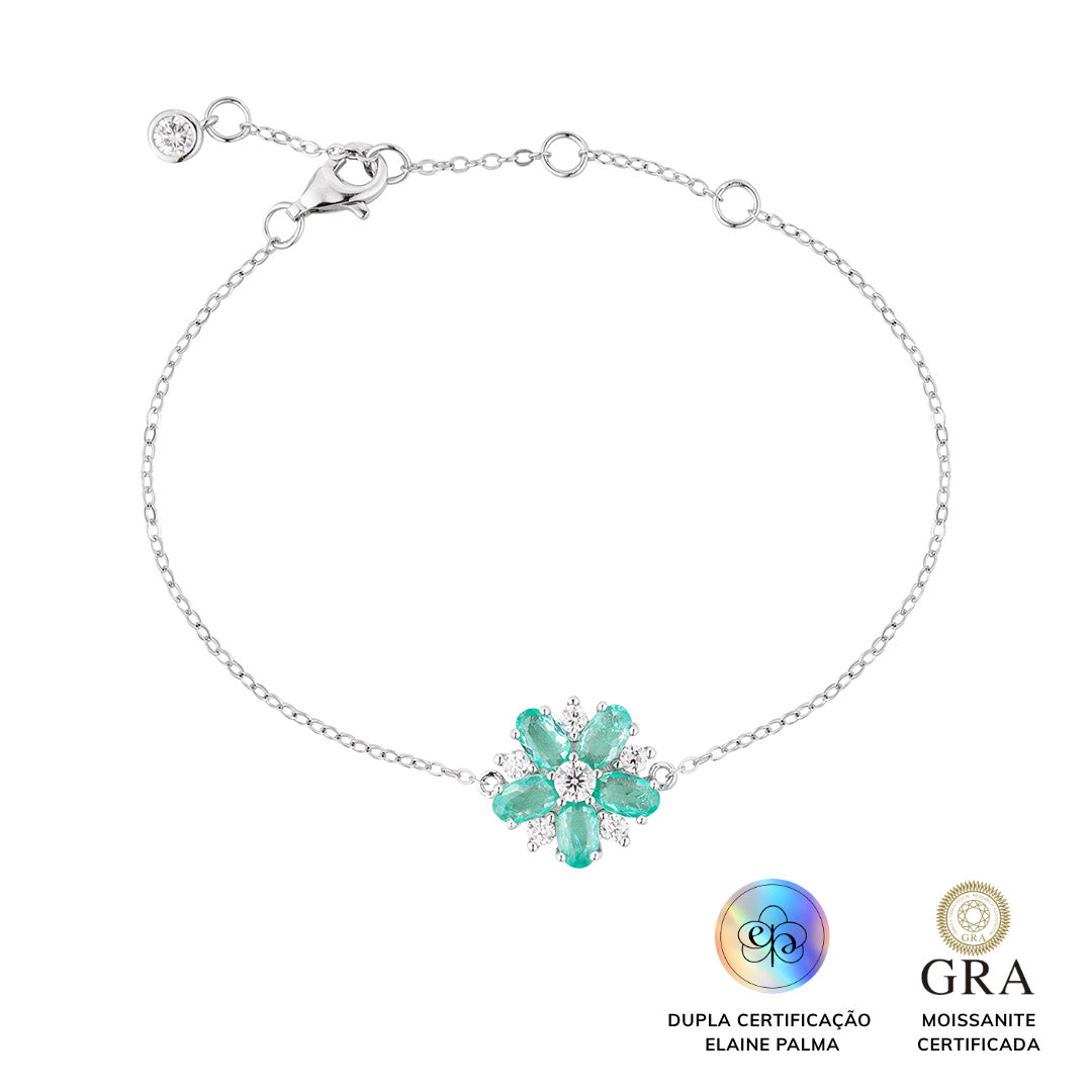 Pulseira Flor Fusion Glam