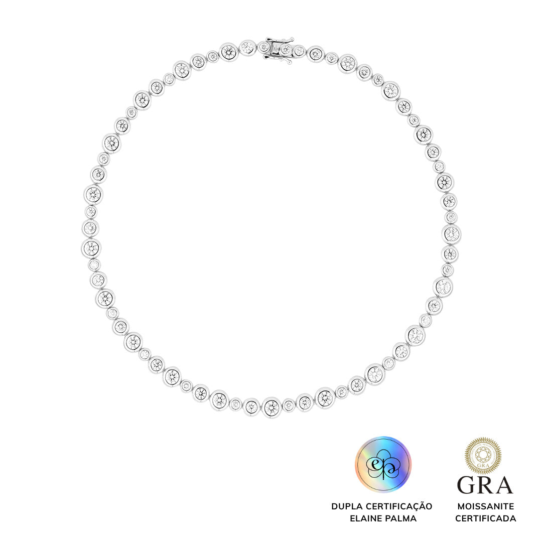 Colar Riviera Balls Glam - 42 cm