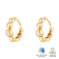 Brinco Argola Balls Glam - Dourado