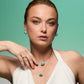 Colar Oval Turquesa Fusion Glam