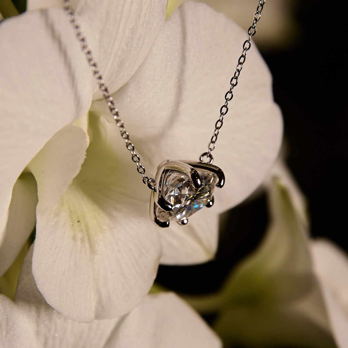 Colar Universo Glam Moissanite 0.5 ct