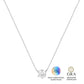 Colar ponto de Luz Glam Moissanite 6 garras 1.0 ct
