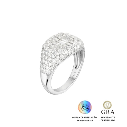 Anel Square Glam Moissanite 1,15 ct