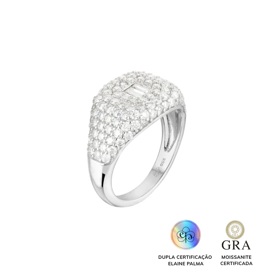 Anel Square Glam Moissanite 1,15 ct