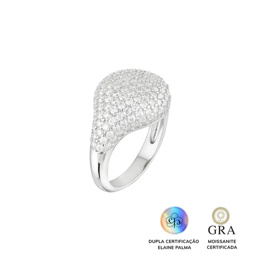 Anel Rounded Glam Moissanite 1,47 ct