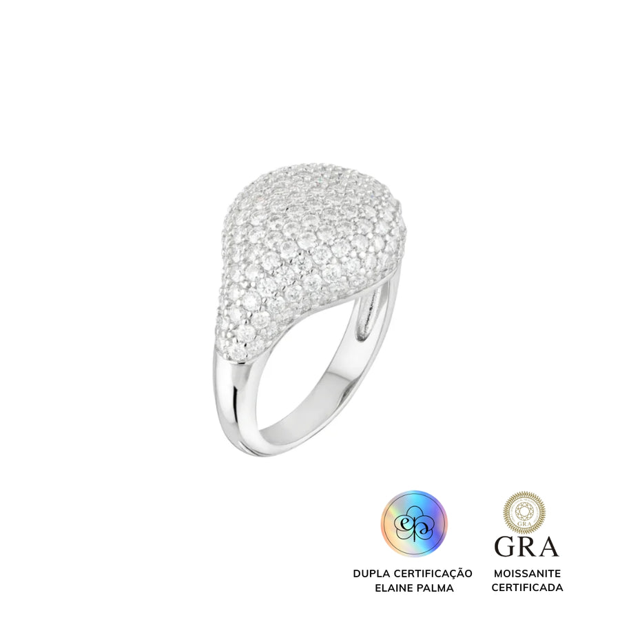 Anel Rounded Glam Moissanite 1,47 ct