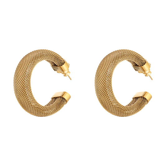 Argola Tramas Dourado
