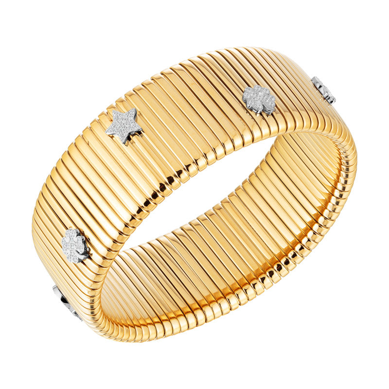 Bracelete Tubogas Jardim Ouro