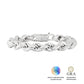 Pulseira Cordão Baiano Glam Moissanite 4,9 ct