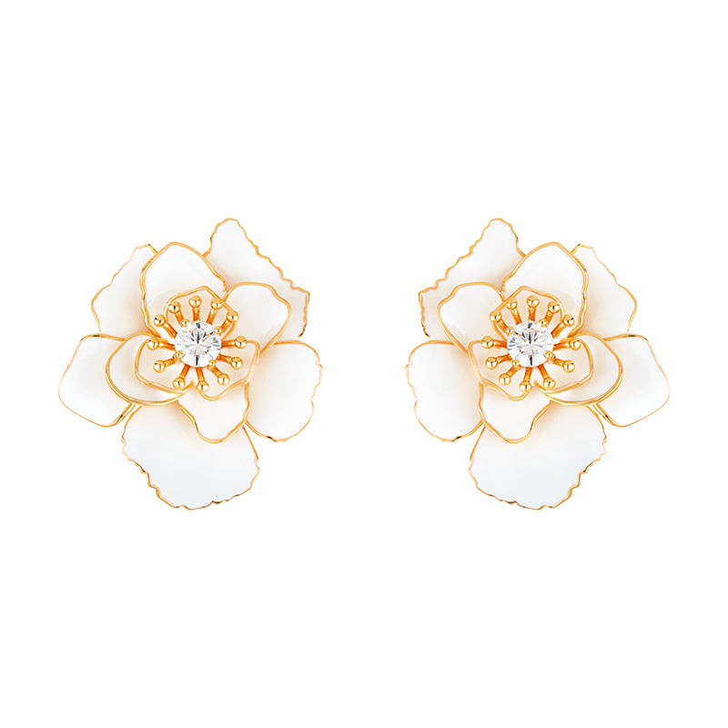 Brinco Flor Camélia