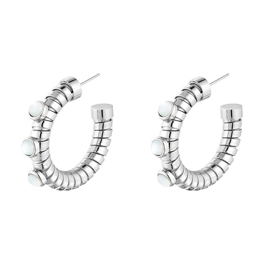 Argola Tubogas Madrepérola