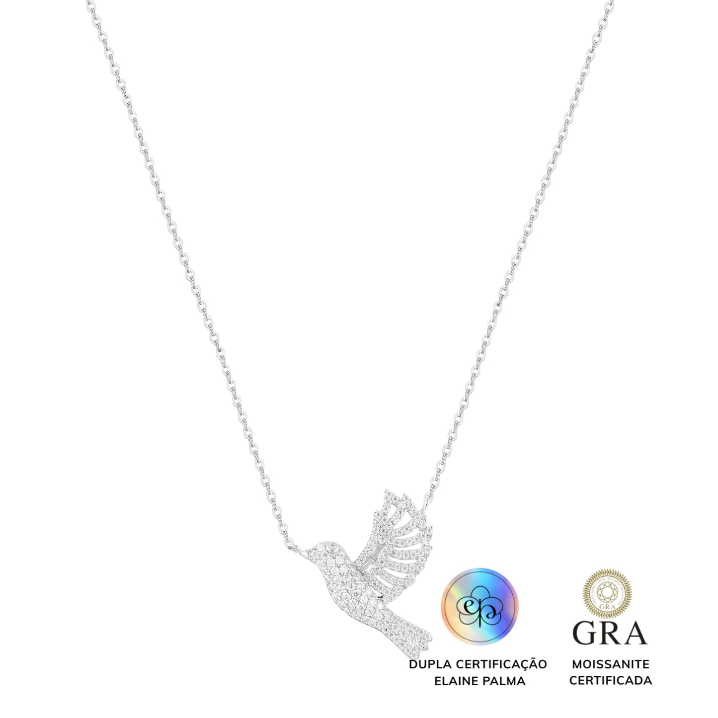 Colar Divino Glam Moissanite 0.46 ct