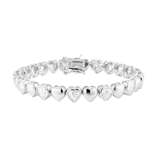Pulseira Riviera Coração Glam