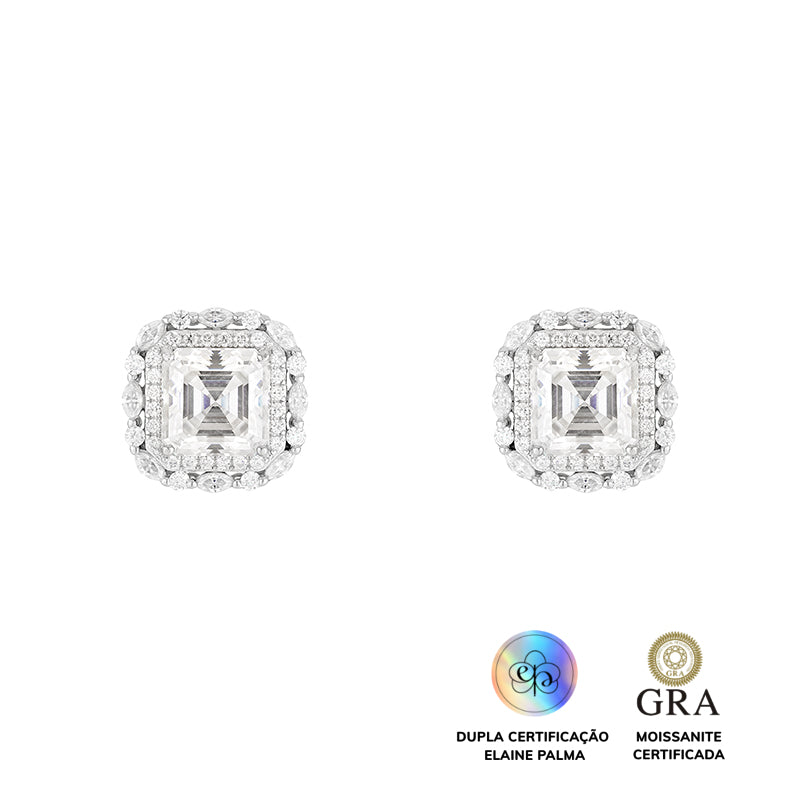 Brinco Grace Glam Moissanite 5 ct
