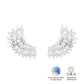 Brinco Earcuff Asas Glam Moissanite 9.26 ct
