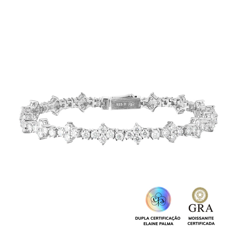 Pulseira Stars Glam Moissanite 6.05 ct