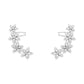 Brinco Earcuff Flowers Glam Moissanite