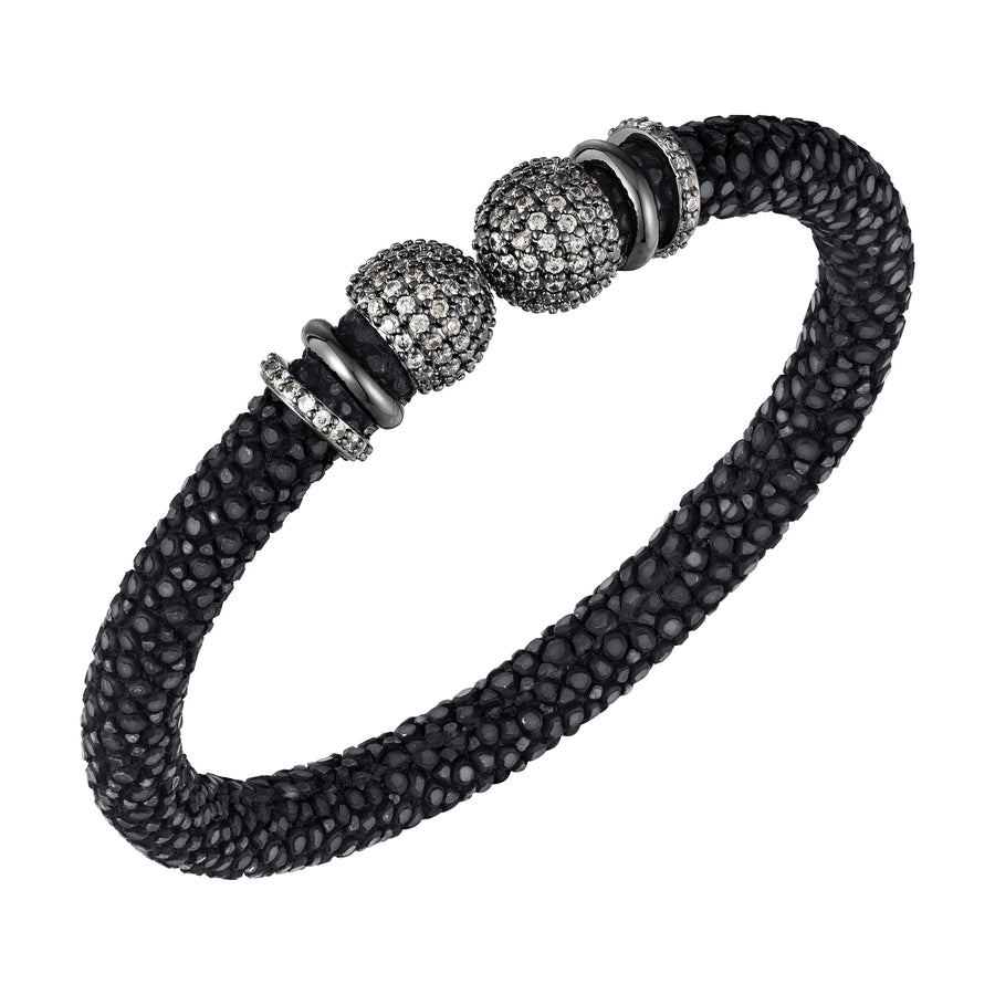 Bracelete Galuchat Sun Noir