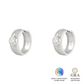 Brinco Argola Autêntica Glam Moissanite