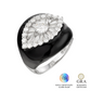 Anel Olho Glam Moissanite