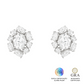 Brinco Oval Glam Moissanite