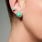 Brinco Piercing Turquesa Glam