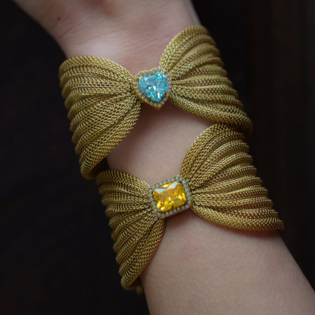 Bracelete Malha Laço