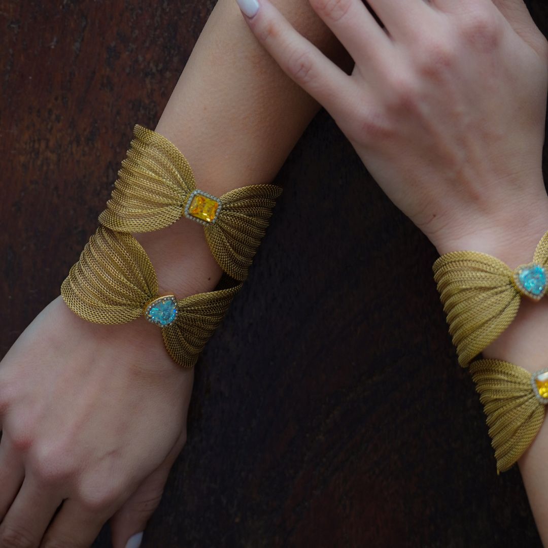 Bracelete Malha Laço