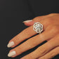 Anel Princesa Glam Moissanite 6.1 ct