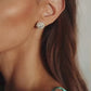Brinco Little Flower Glam Moissanite