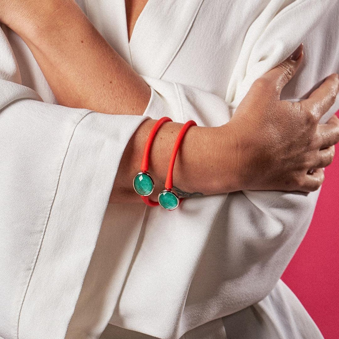 Pulseira Neoprene Fusion Coral